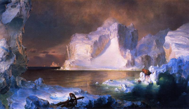 Frederic Edwin Church The Iceburgs Germany oil painting art